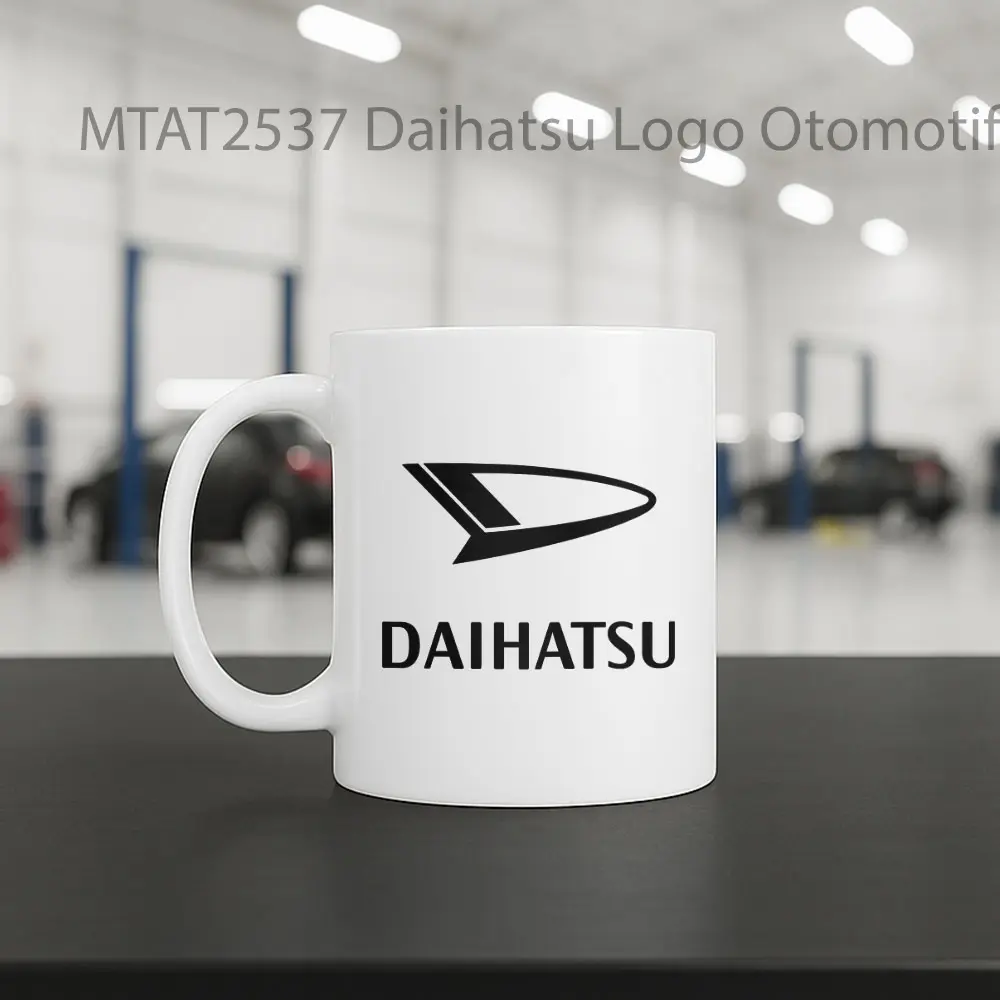 Daihatsu Logo Otomotif Mug - Sudut 2