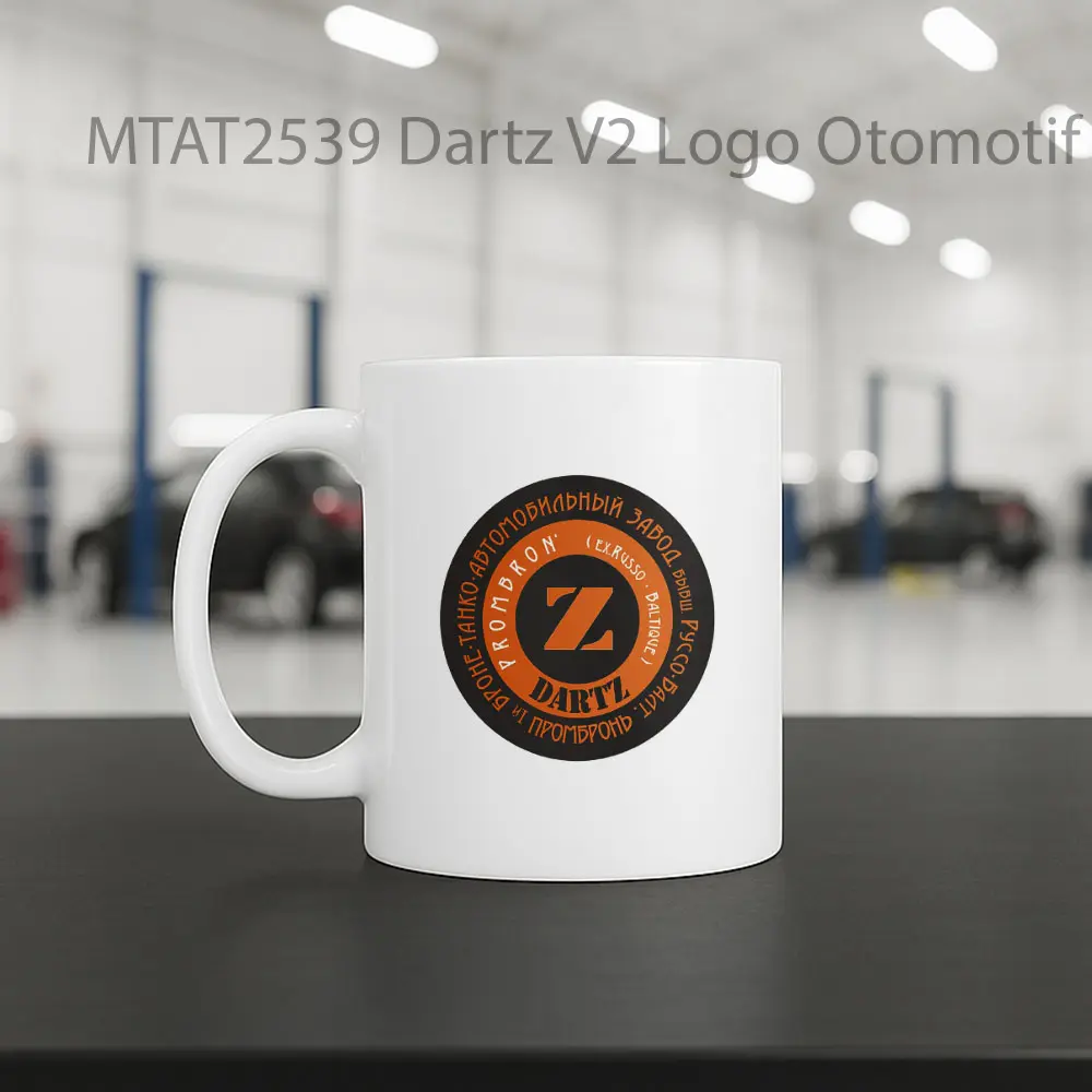 Dartz V2 Logo Otomotif Mug - Sudut 2