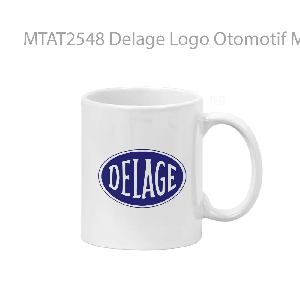 Delage Logo Otomotif Mug