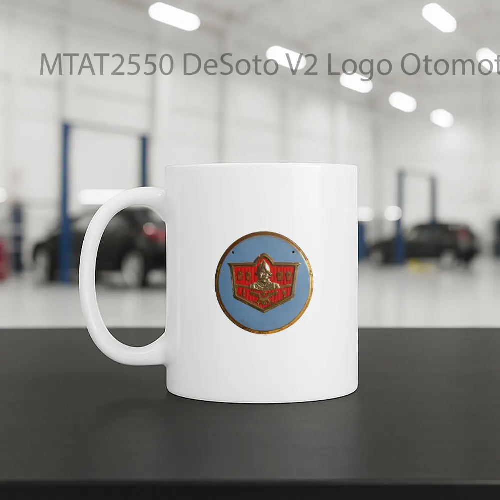 DeSoto V2 Logo Otomotif Mug - Sudut 2