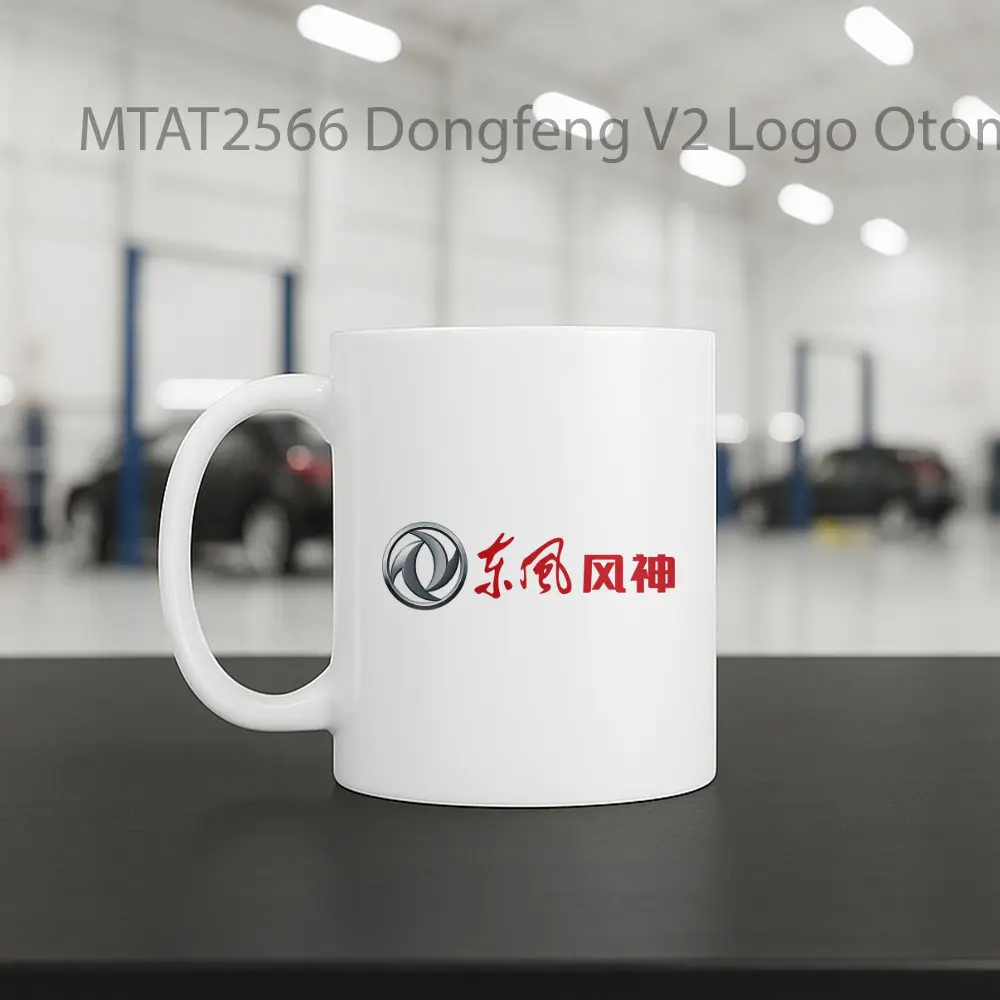 Dongfeng V2 Logo Otomotif Mug - Sudut 2