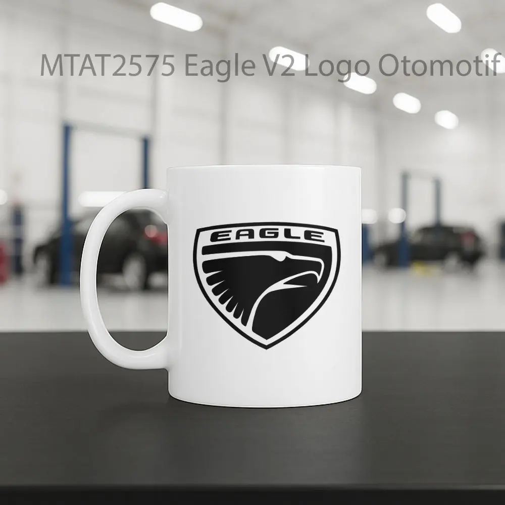 Eagle V2 Logo Otomotif Mug - Sudut 2