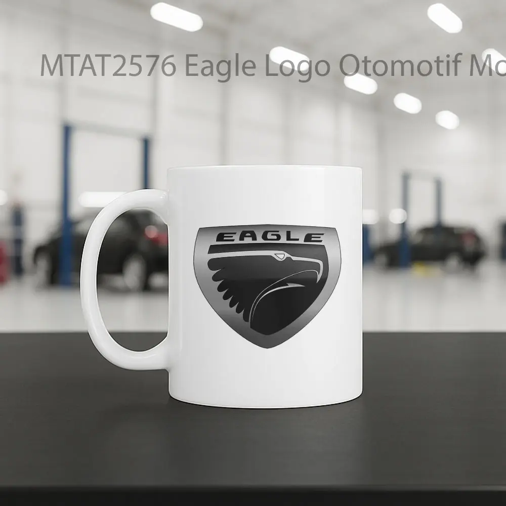 Eagle Logo Otomotif Mug - Sudut 2