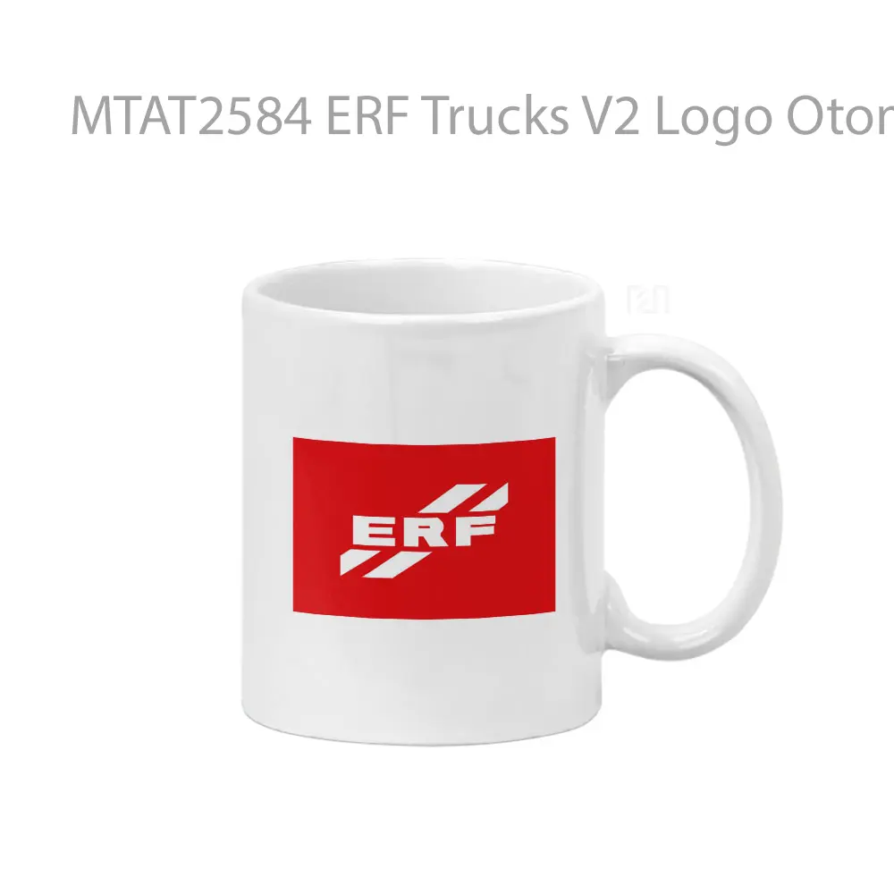 ERF Trucks V2 Logo Otomotif Mug