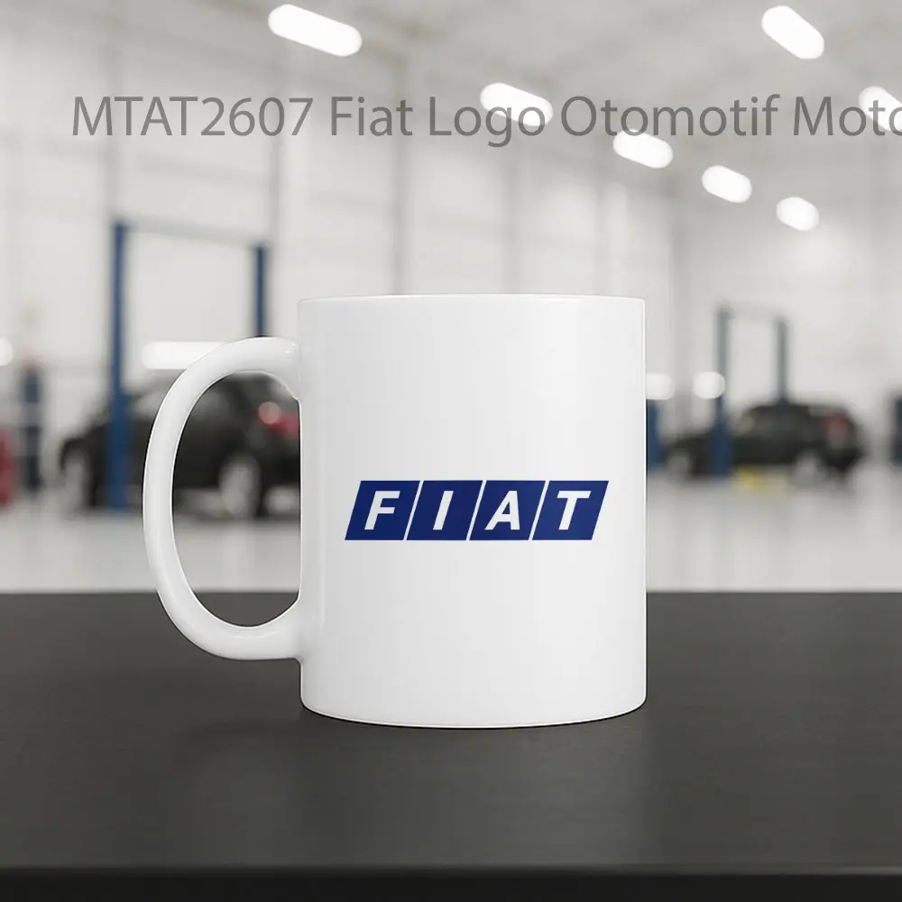 Fiat Logo Otomotif Mug - Sudut 2