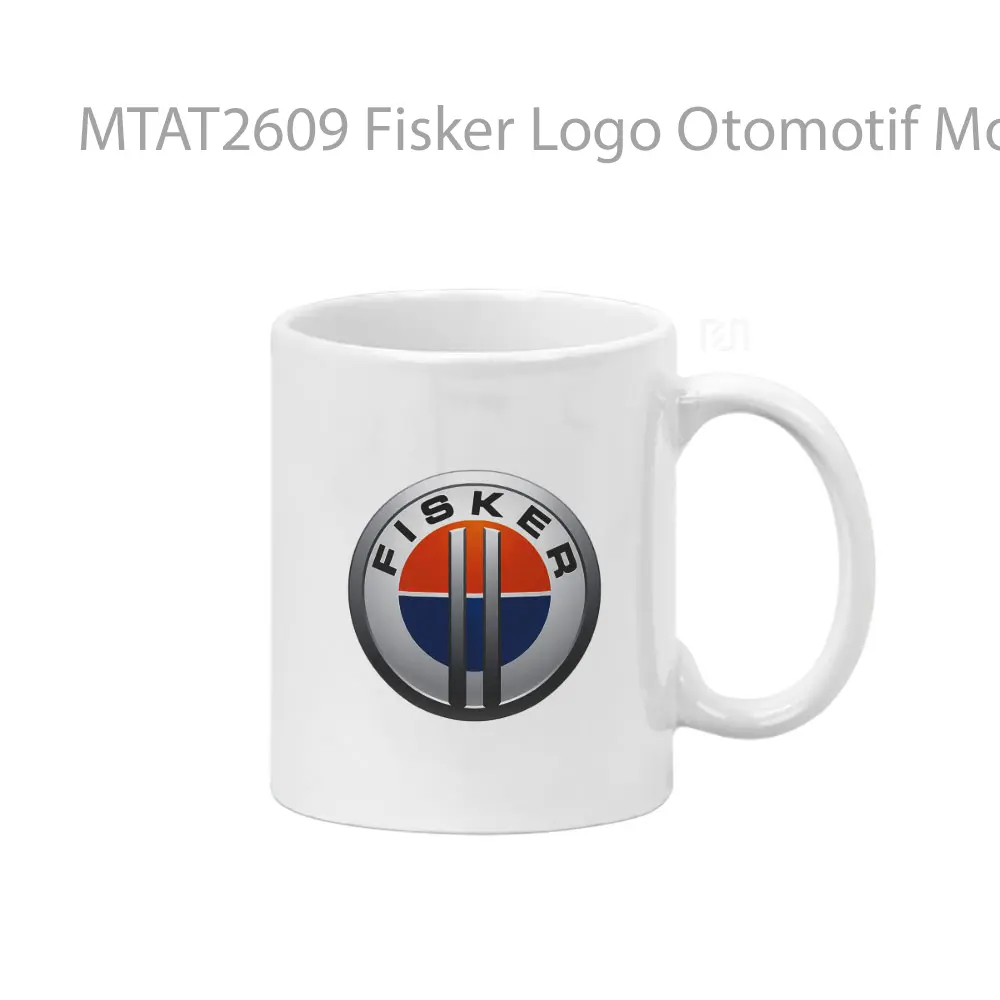 Fisker Logo Otomotif Mug