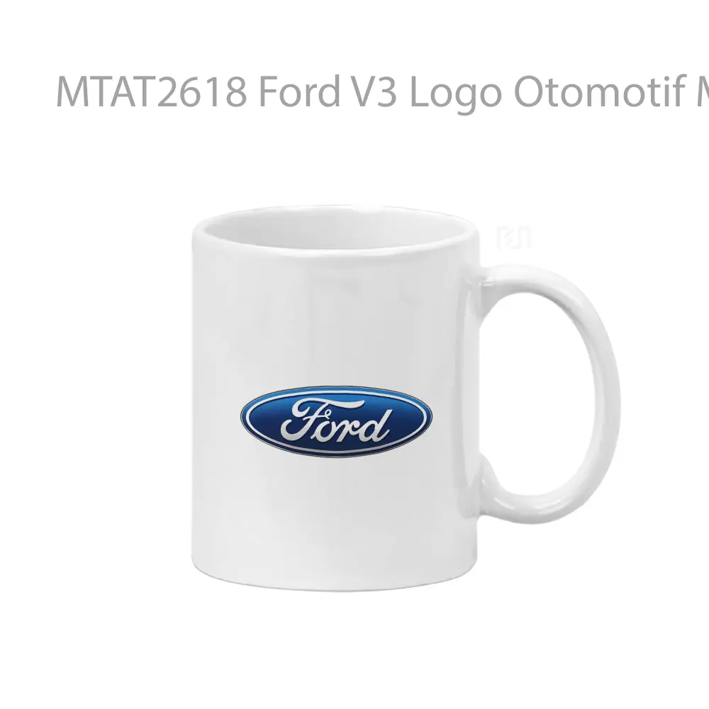 Mug Keramik Premium SNI - Ford V3 Logo Otomotif Mug