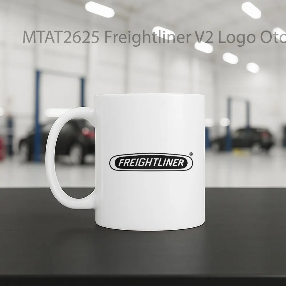 Freightliner V2 Logo Otomotif Mug - Sudut 2