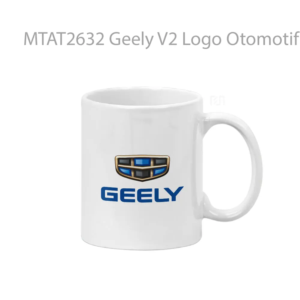 Geely V2 Logo Otomotif Mug