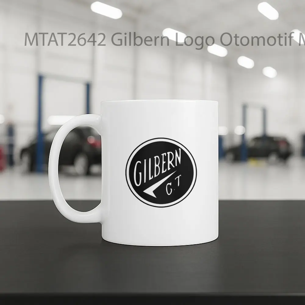 Gilbern Logo Otomotif Mug - Sudut 2