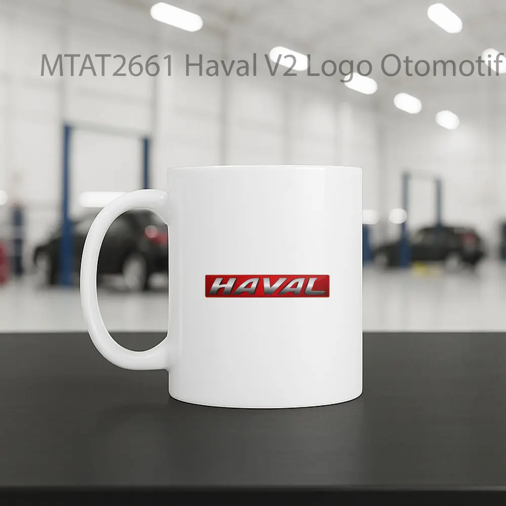 Haval V2 Logo Otomotif Mug - Sudut 2