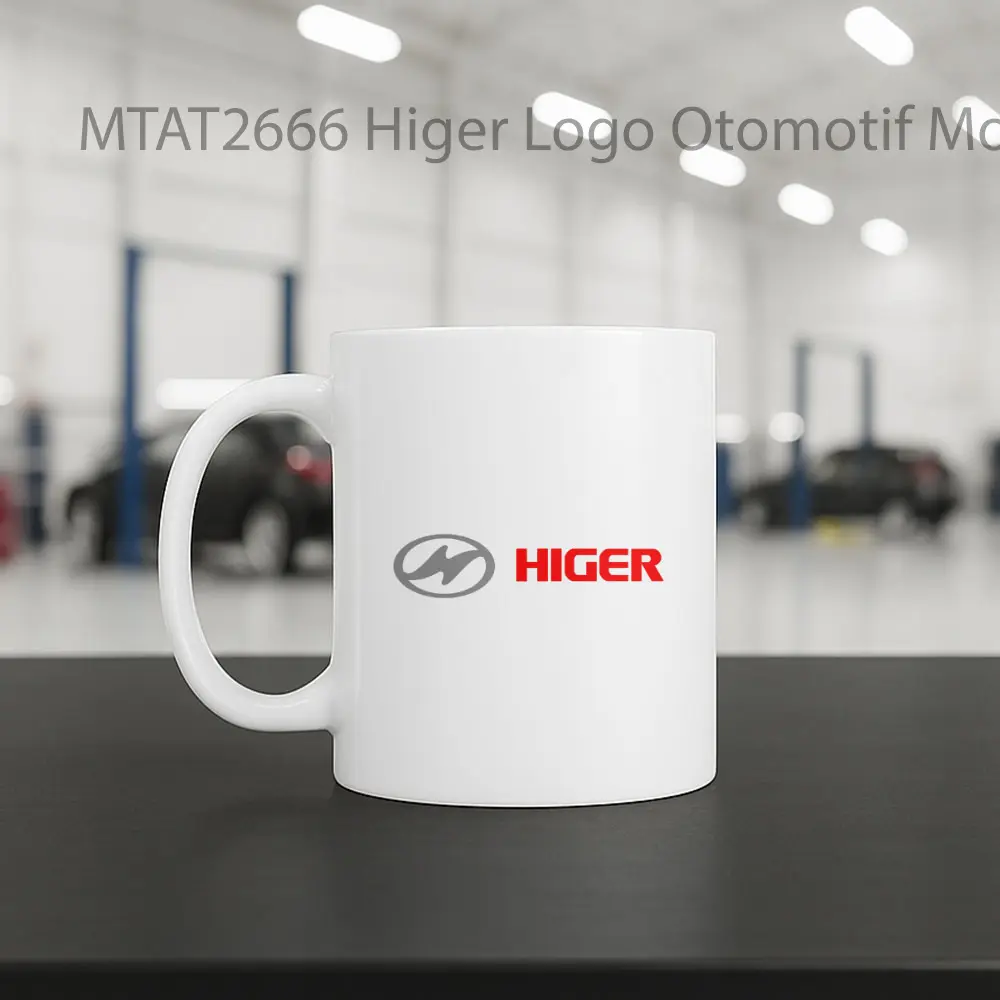 Higer Logo Otomotif Mug - Sudut 2