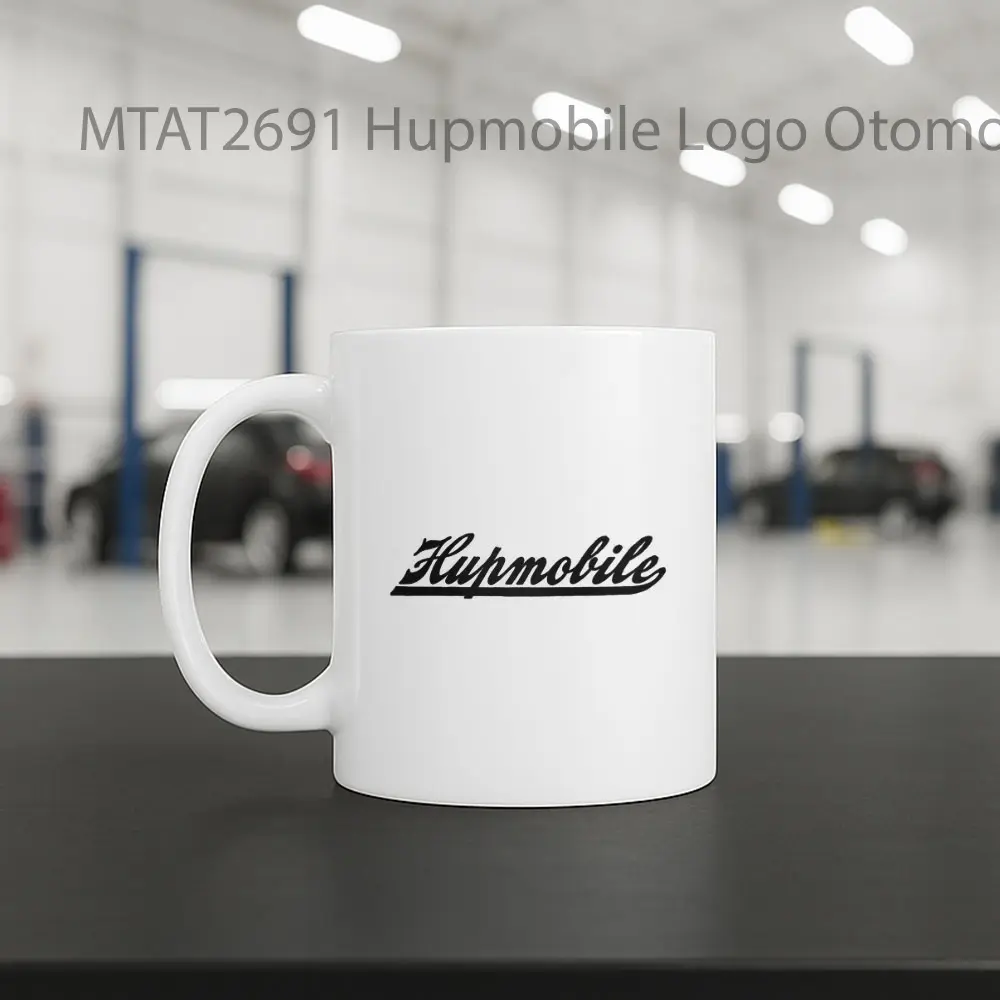 Hupmobile Logo Otomotif Mug - Sudut 2