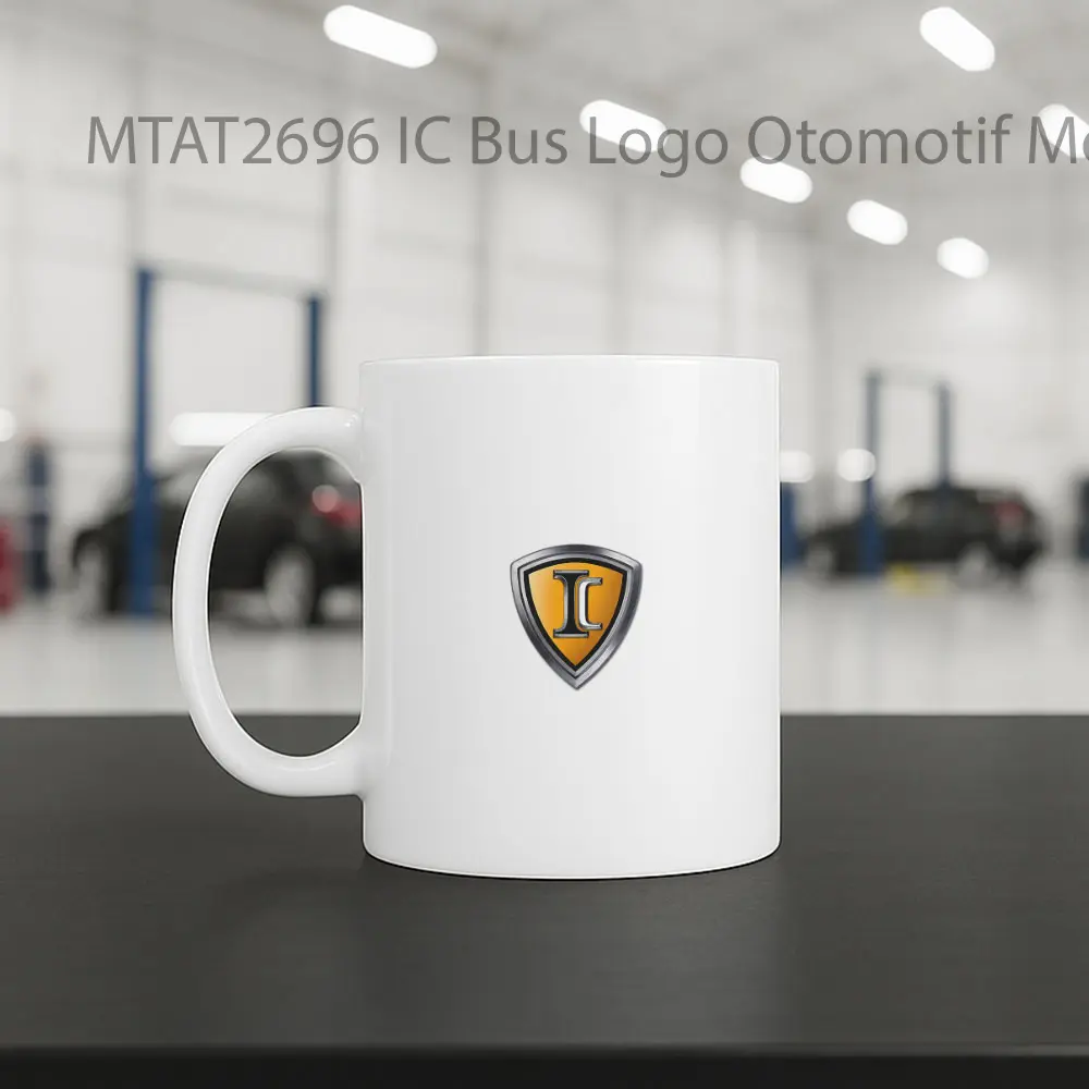 IC Bus Logo Otomotif Mug - Sudut 2