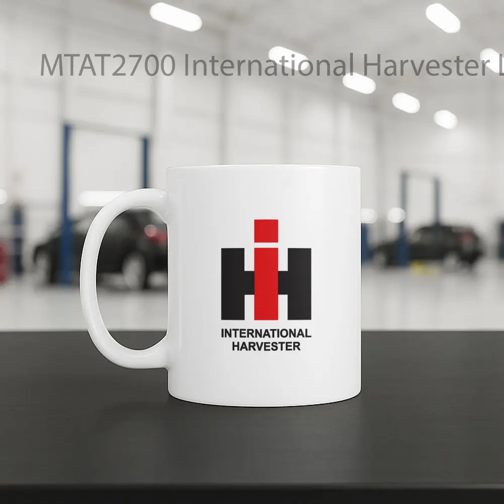 International Harvester Logo Otomotif Mug - Sudut 2