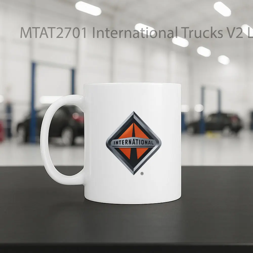 International Trucks V2 Logo Otomotif Mug - Sudut 2