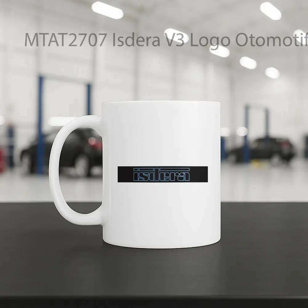 Isdera V3 Logo Otomotif Mug - Sudut 2