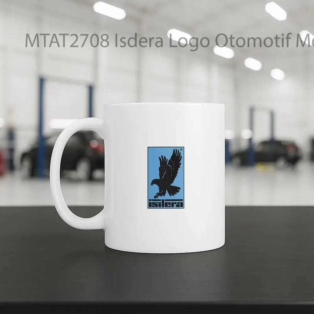 Isdera Logo Otomotif Mug - Sudut 2