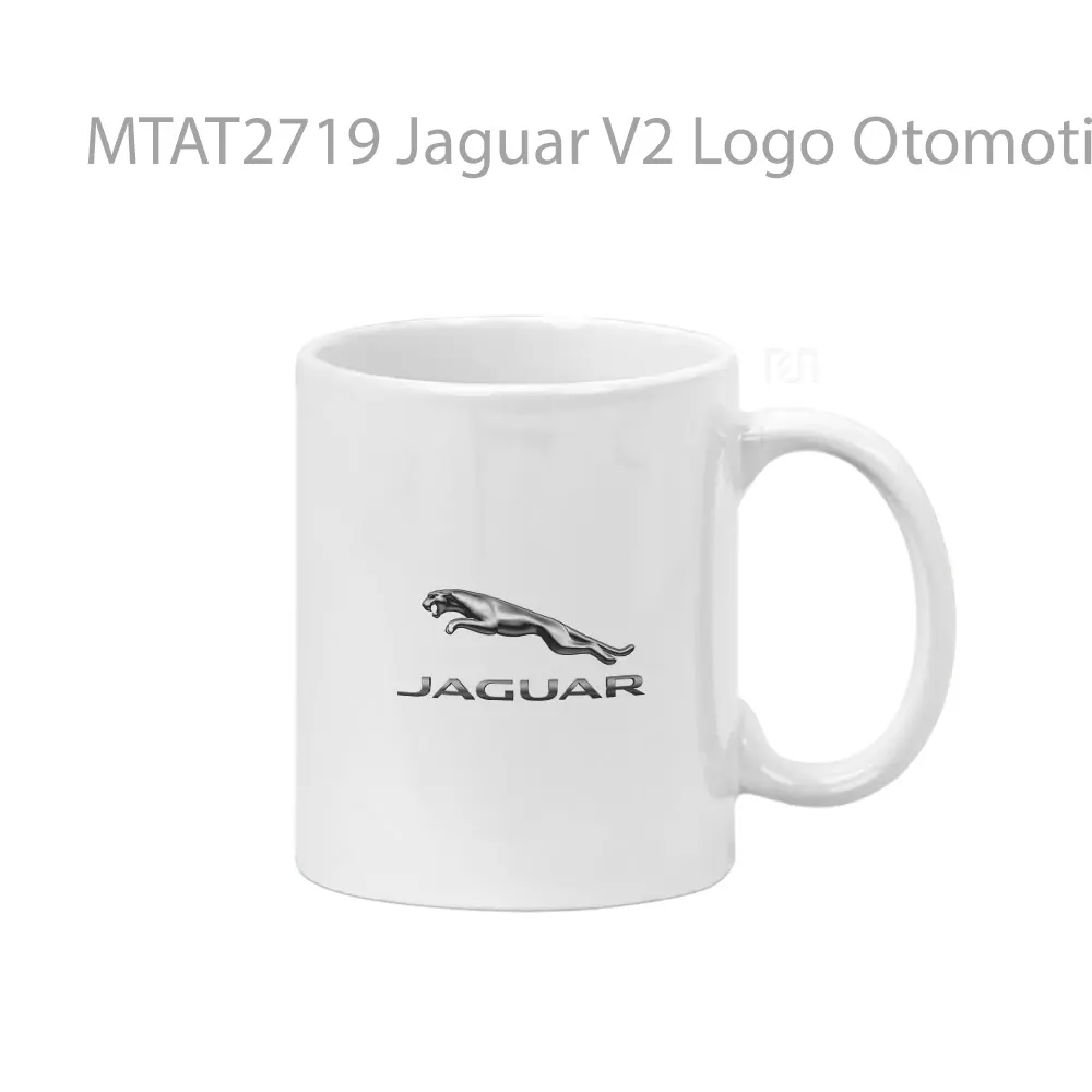 Jaguar V2 Logo Otomotif Mug
