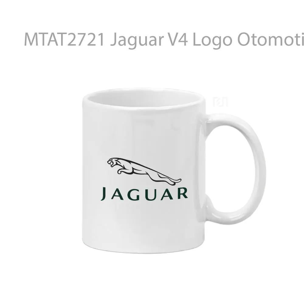 Jaguar V4 Logo Otomotif Mug