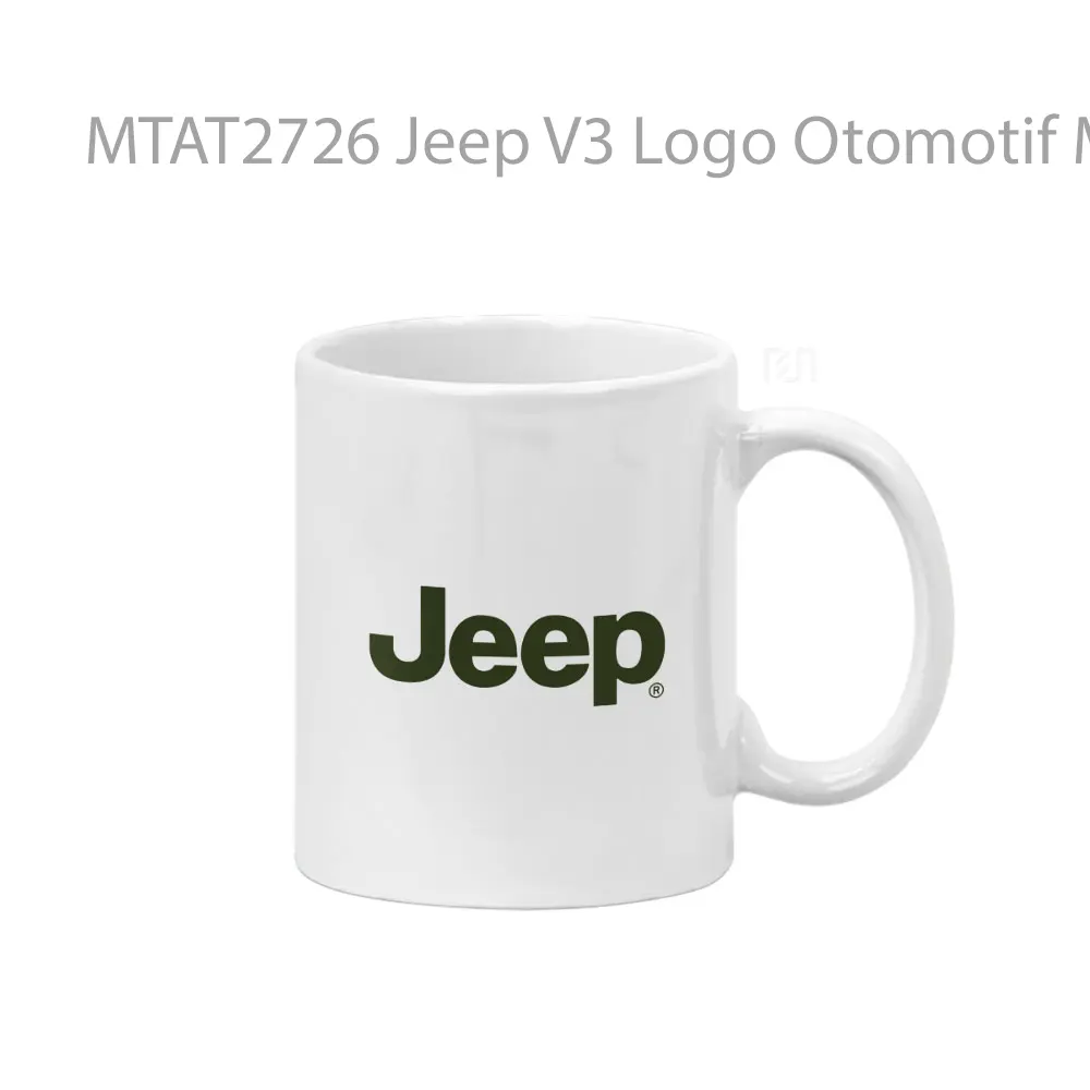 Jeep V3 Logo Otomotif Mug