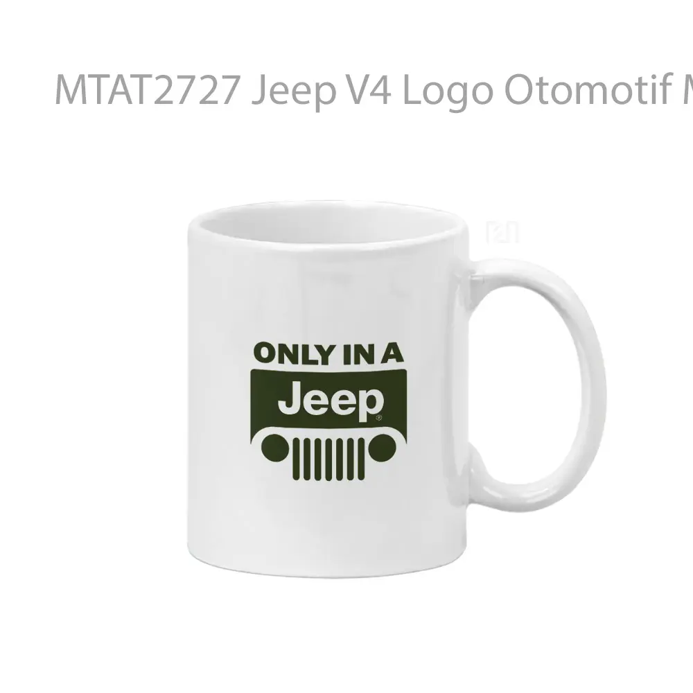 Jeep V4 Logo Otomotif Mug