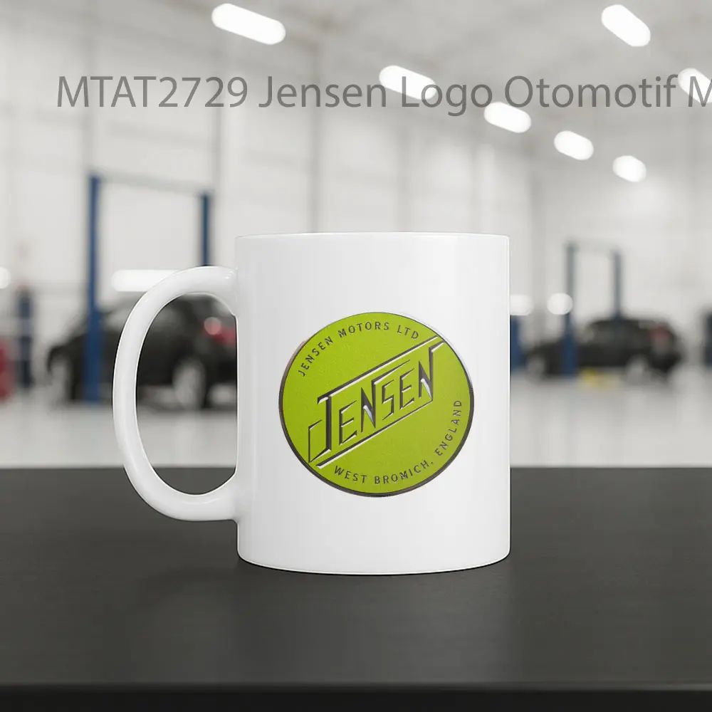 Jensen Logo Otomotif Mug - Sudut 2