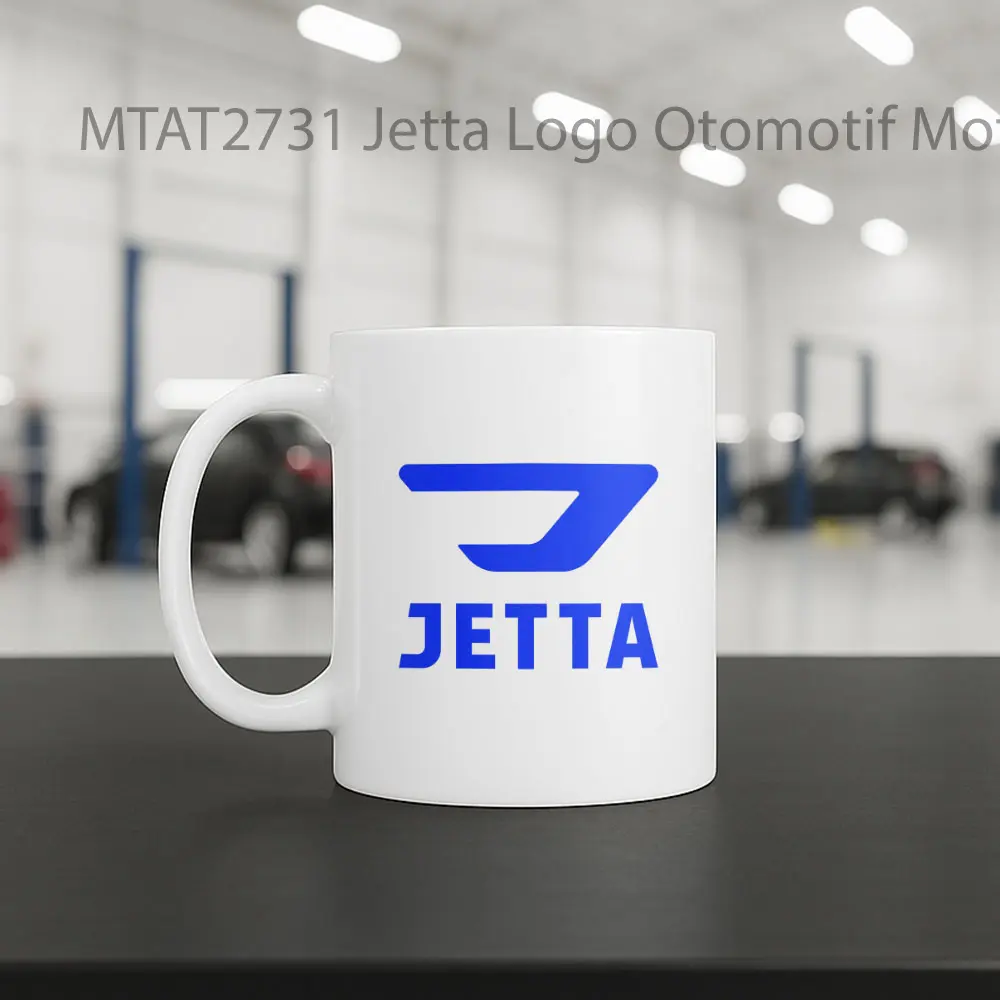 Jetta Logo Otomotif Mug - Sudut 2