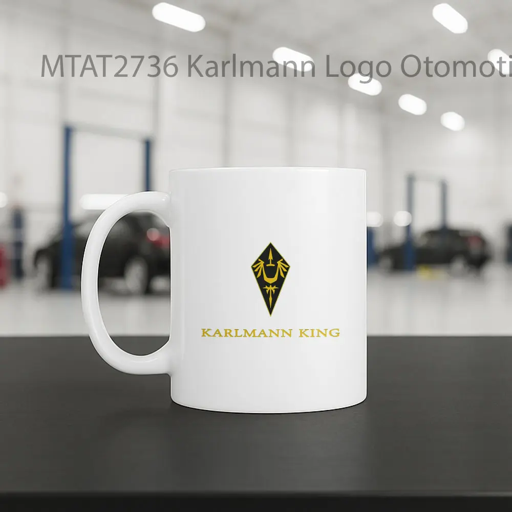 Karlmann Logo Otomotif Mug - Sudut 2
