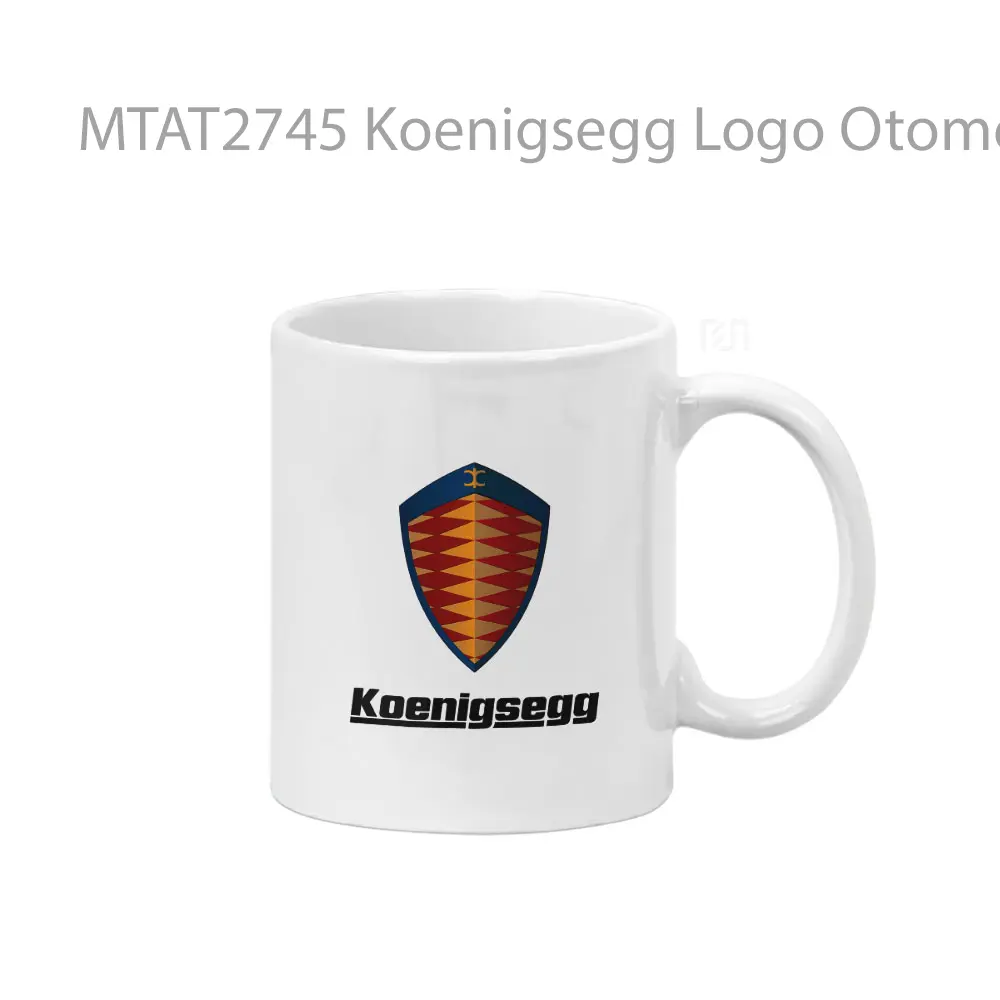Koenigsegg Logo Otomotif Mug