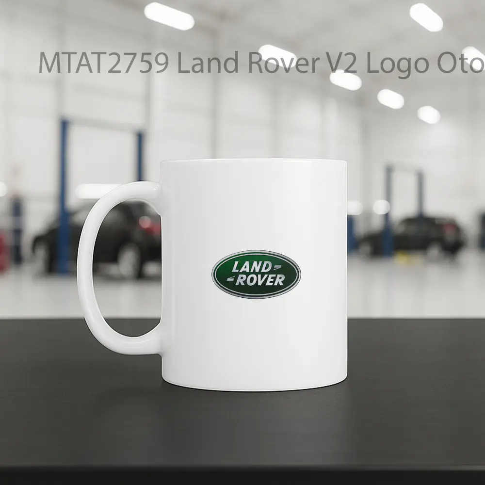 Land Rover V2 Logo Otomotif Mug - Sudut 2