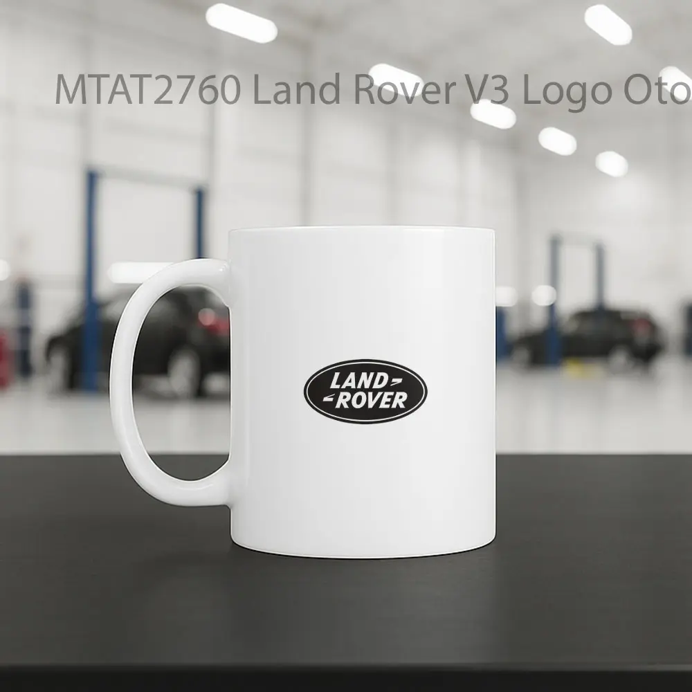 Land Rover V3 Logo Otomotif Mug - Sudut 2