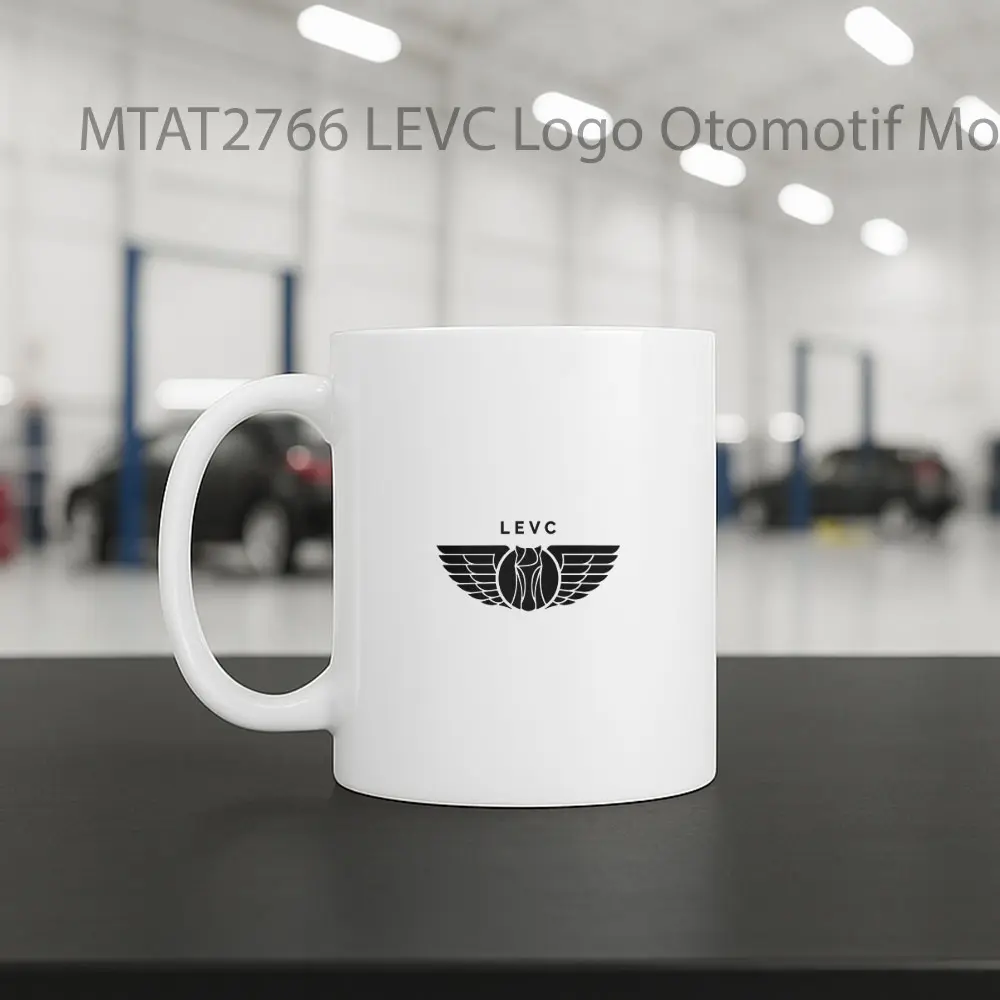 LEVC Logo Otomotif Mug - Sudut 2