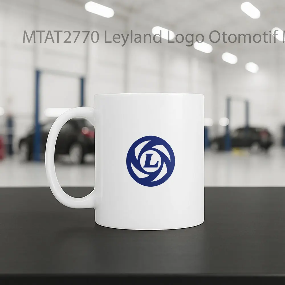 Leyland Logo Otomotif Mug - Sudut 2