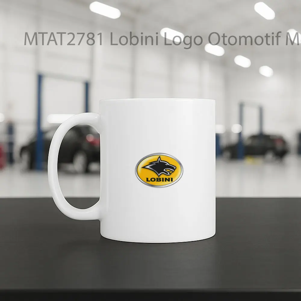 Lobini Logo Otomotif Mug - Sudut 2