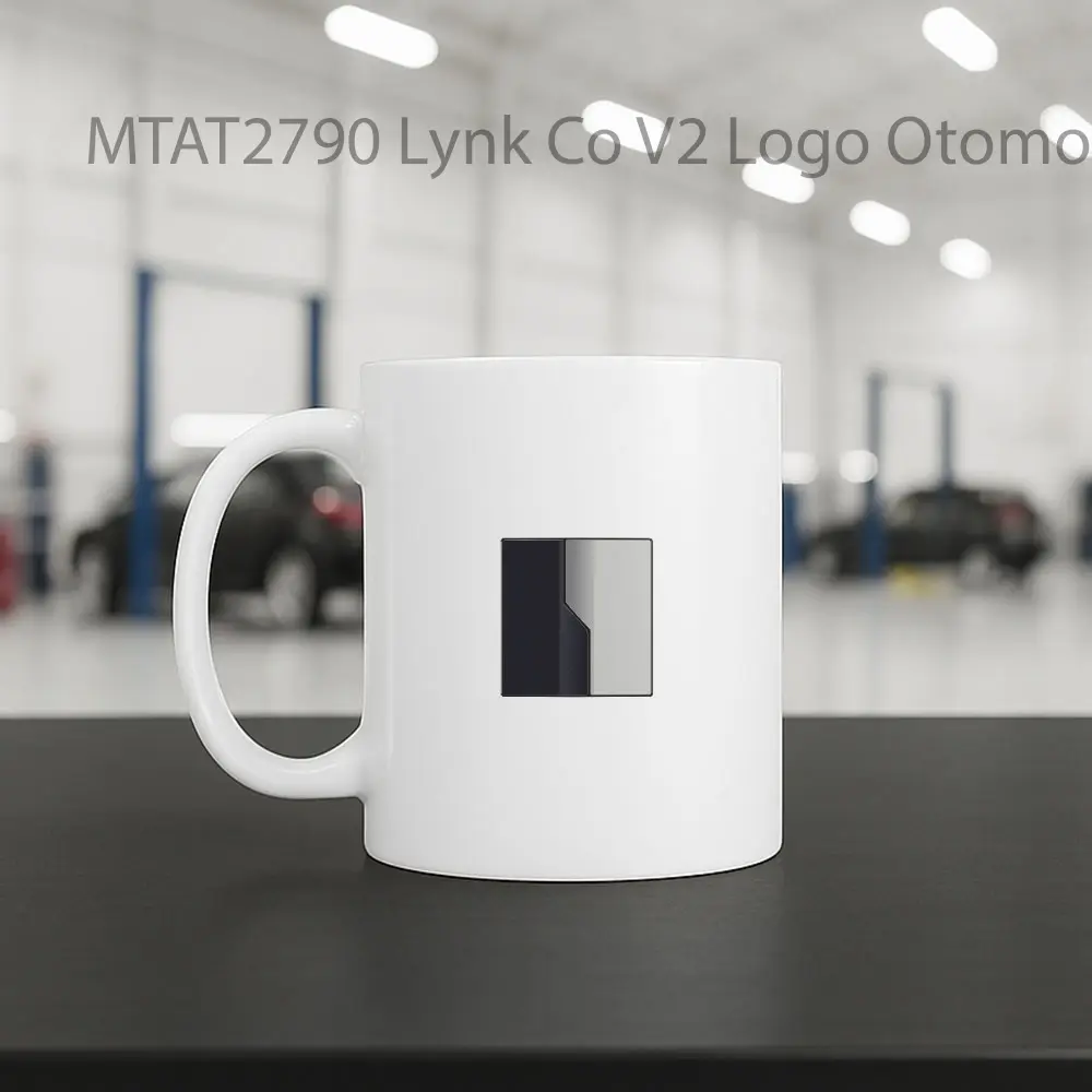 Lynk Co V2 Logo Otomotif Mug - Sudut 2