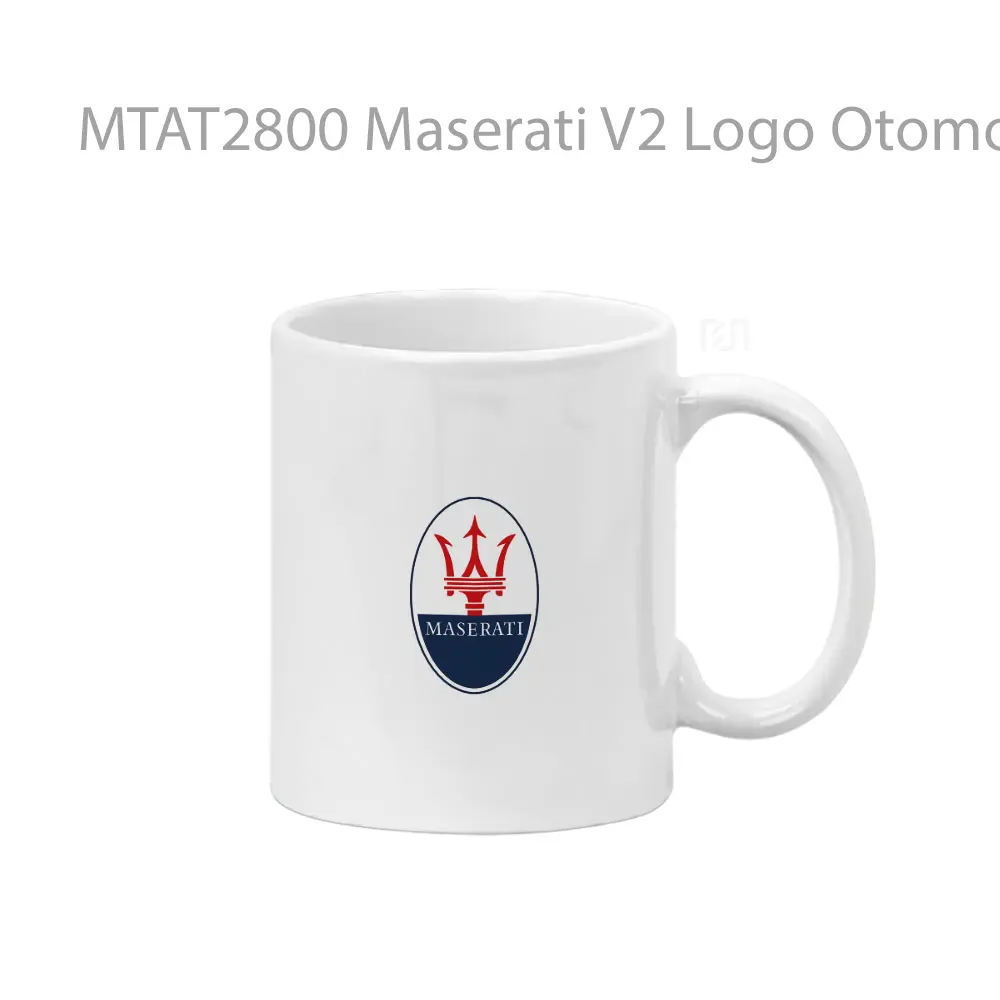 Maserati V2 Logo Otomotif Mug