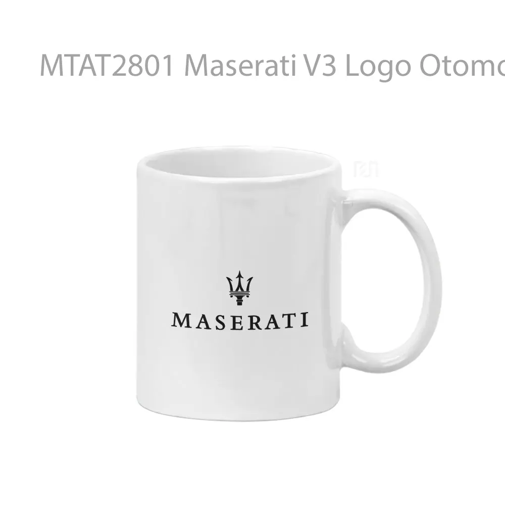 Maserati V3 Logo Otomotif Mug