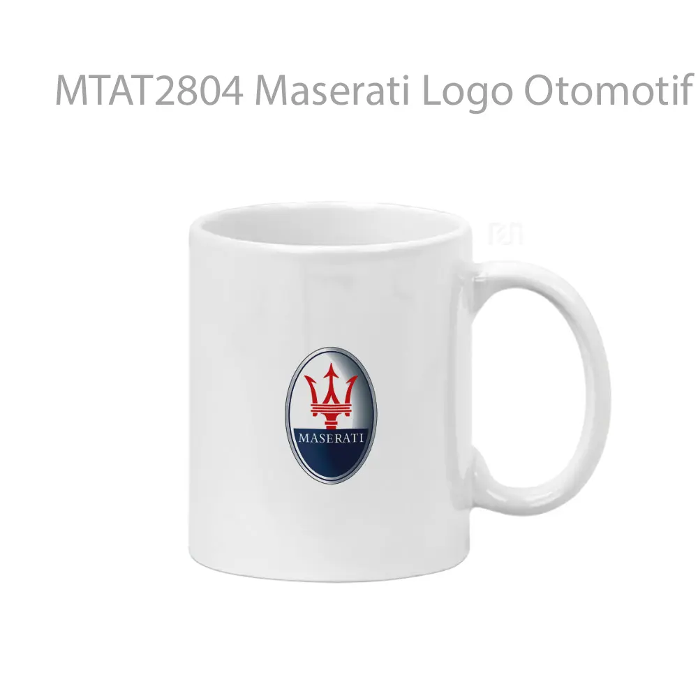 Maserati Logo Otomotif Mug