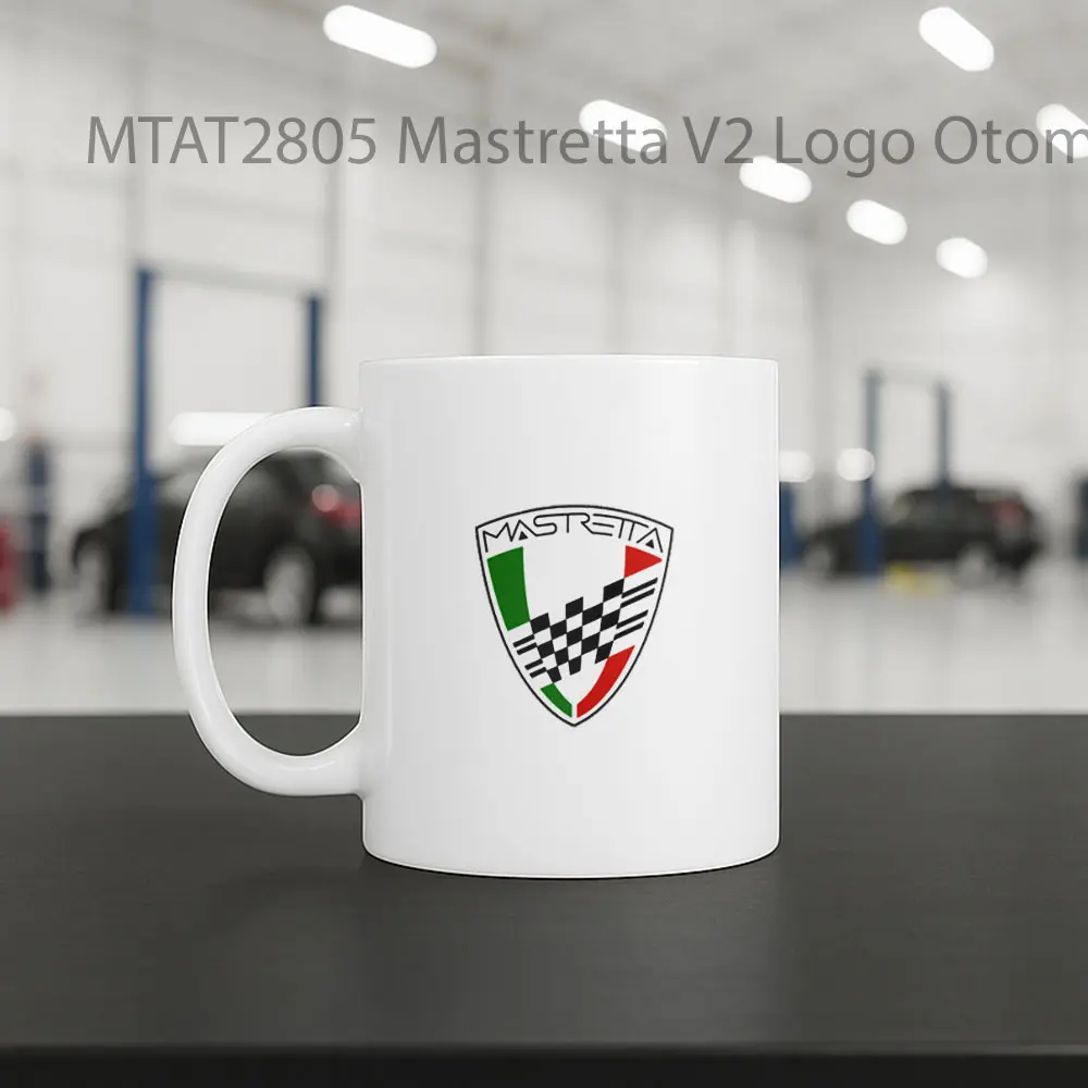 Mastretta V2 Logo Otomotif Mug - Sudut 2