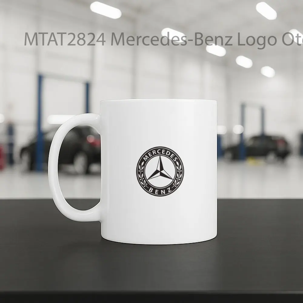Mercedes-Benz Logo Otomotif Mug - Sudut 2