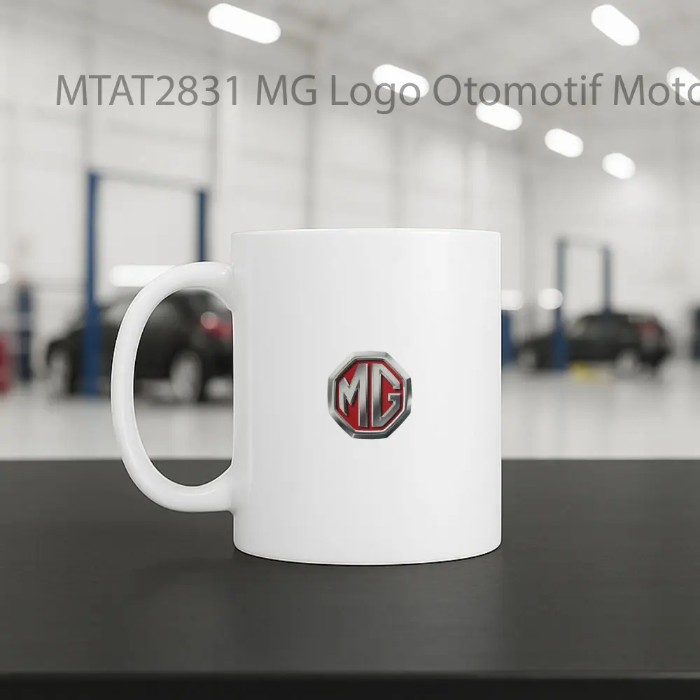 MG Logo Otomotif Mug - Sudut 2