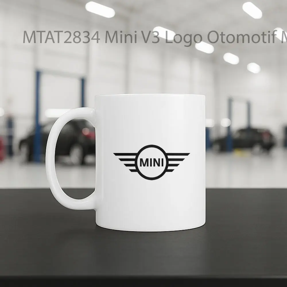 Mini V3 Logo Otomotif Mug - Sudut 2