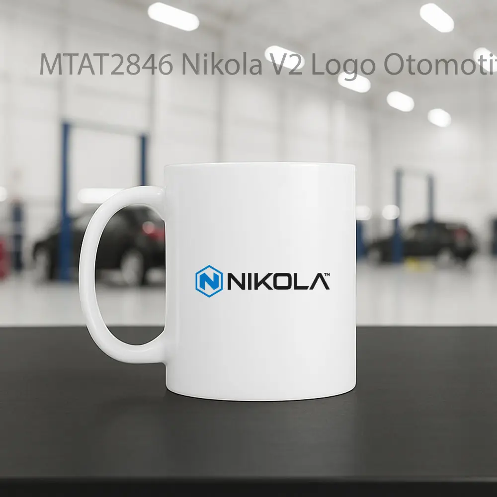 Nikola V2 Logo Otomotif Mug - Sudut 2