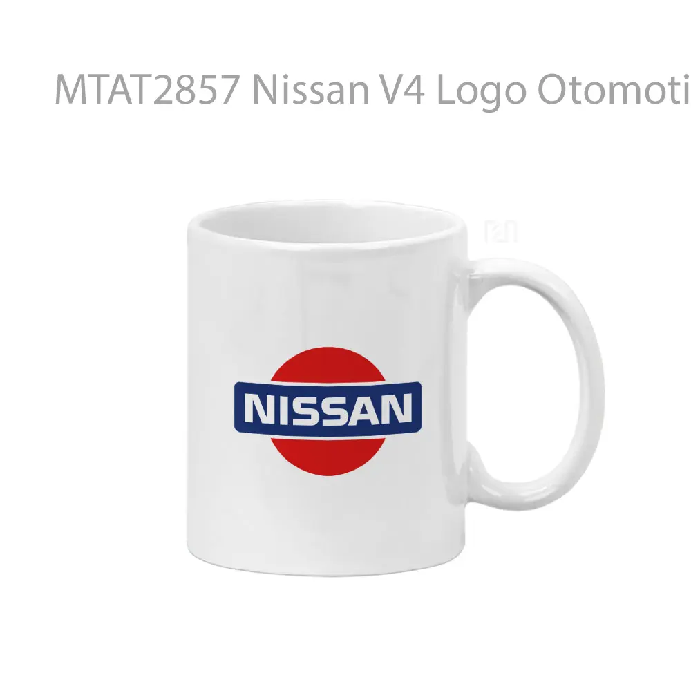 Nissan V4 Logo Otomotif Mug