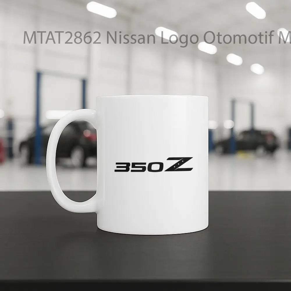 Nissan Logo Otomotif Mug - Sudut 2