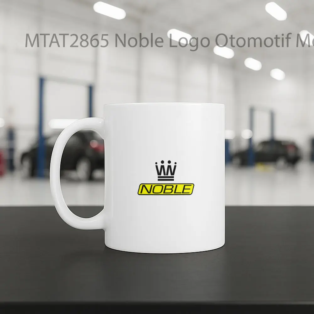 Noble Logo Otomotif Mug - Sudut 2