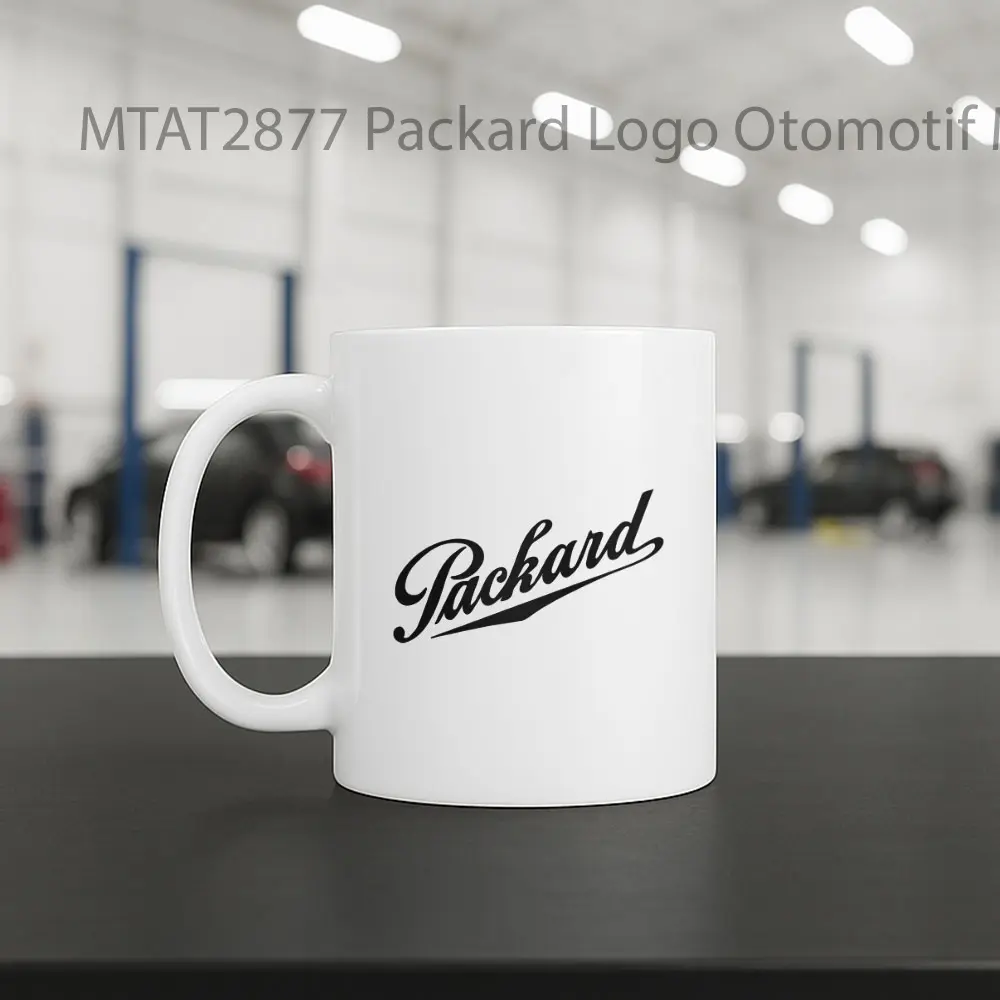 Packard Logo Otomotif Mug - Sudut 2