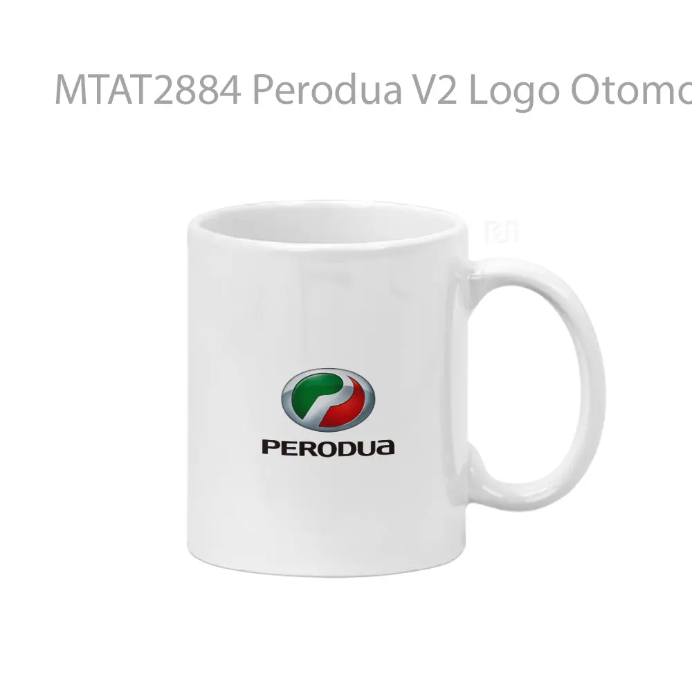 Perodua V2 Logo Otomotif Mug
