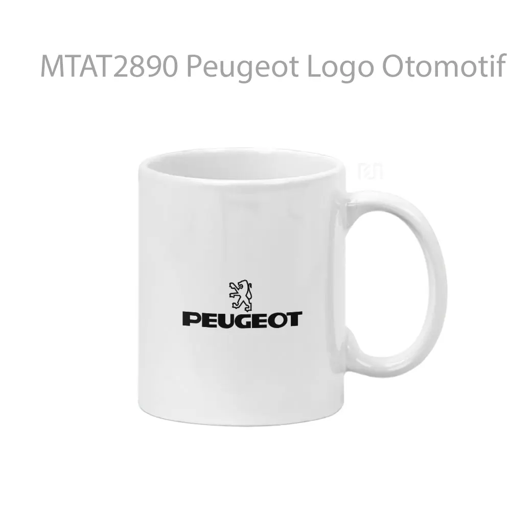 Peugeot Logo Otomotif Mug